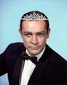 Connery with tiara